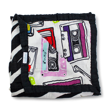 Mixtape Baby blanket top side