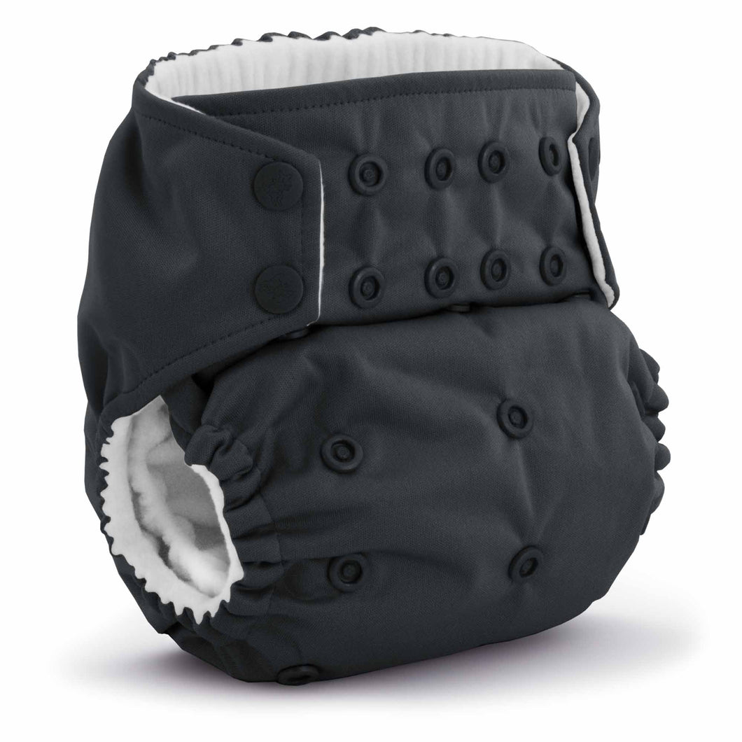 Rumparooz G3 One Size Pocket Cloth Diaper Castle Gray with Patented Double Gusset protection for no blowouts