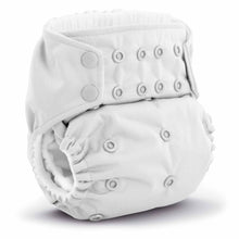 Load image into Gallery viewer, Rumparooz G3 One Size Pocket Cloth Diaper Fluff White with Patented Double Gusset protection for no blowouts
