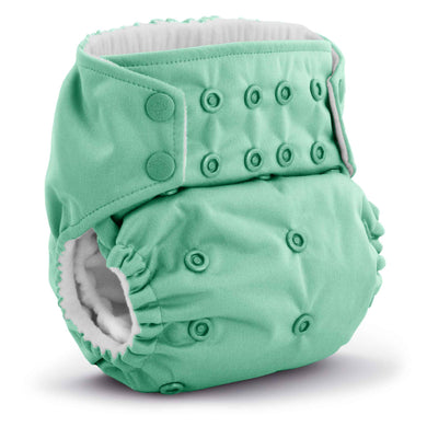 Rumparooz G3 One Size Pocket Cloth Diaper Sweet Mint with Patented Double Gusset protection for no blowouts