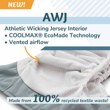 Load image into Gallery viewer, Rumparooz AWJ CoolMax EcoMade Athletic Wicking Jersey Interior with vented airflow made 100% from recycled textile waste
