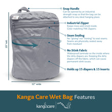 Load image into Gallery viewer, Kanga Care Reusable Waterproof Wet Bag 
